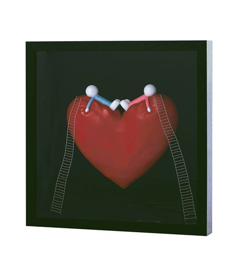 High on Love (Objet D'Art) by Doug Hyde - Wall Mounted Sculpture